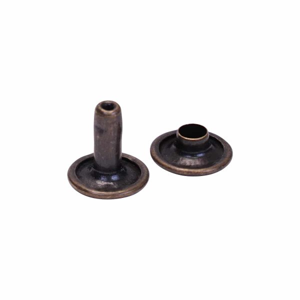 SBDCR.Antique Brass.Medium.01.jpg Double Capped Rivet - Solid Brass Image